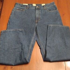 NWT Red Head Brand Co. Men's Jeans 34x30 Stonewash Relaxed fit Dark blue